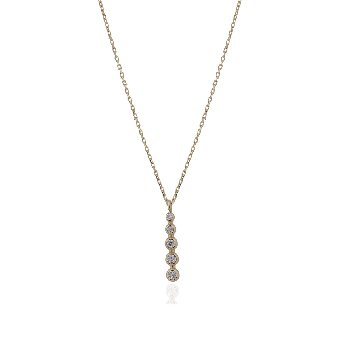 Taşlı Çubuk Kolye