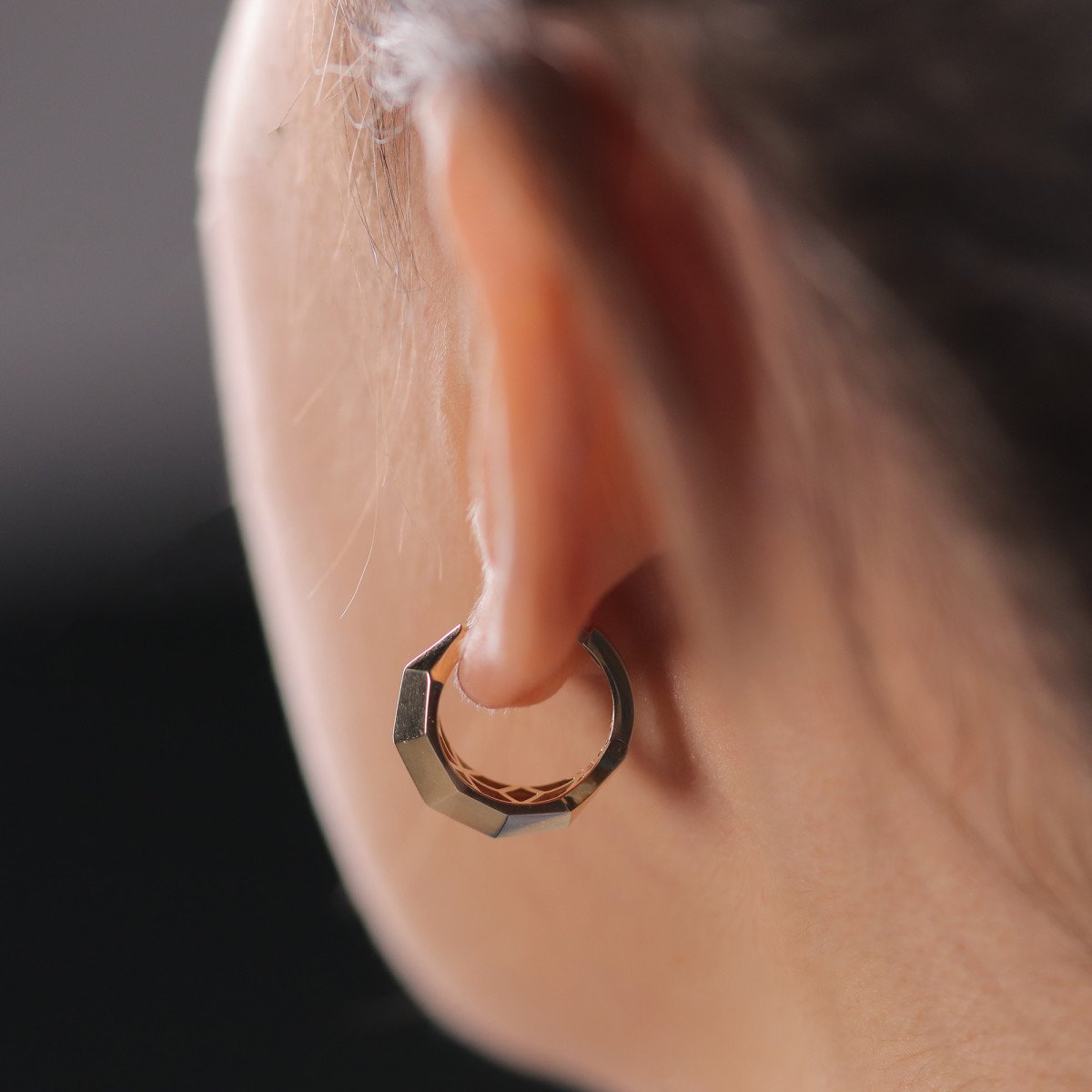 Simetrik Halka Küpe