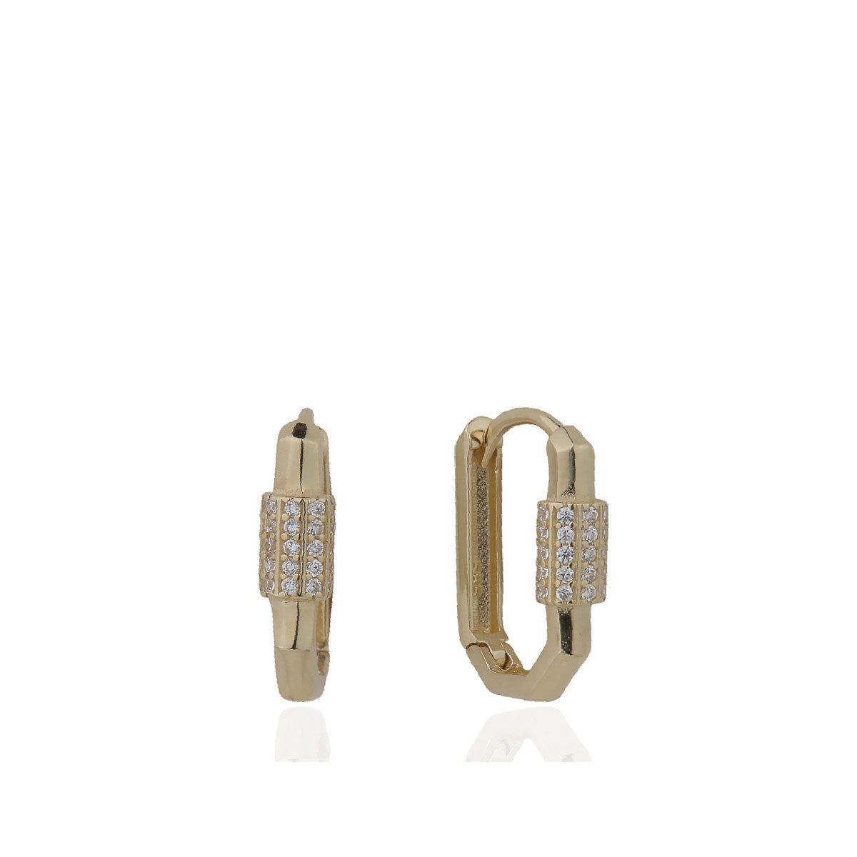 Köşeli Halka Küpe