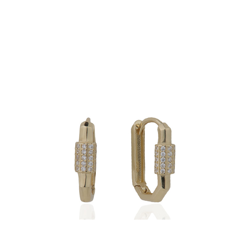 Köşeli Halka Küpe