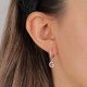 Diamond Letter Earrings