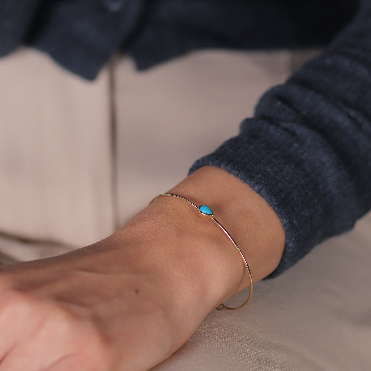 İnce Firuze Bilezik