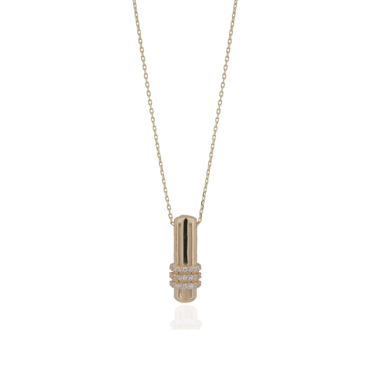 Taşlı Çizgi Kolye