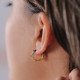 Eel Hoop Earrings