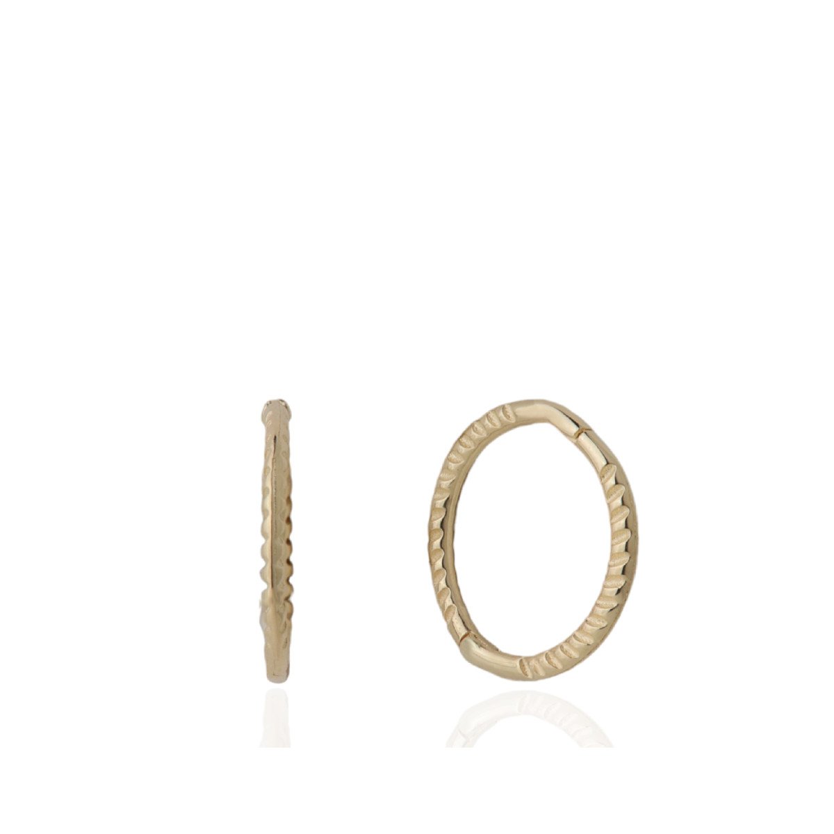 Mini Burgu Halka Küpe