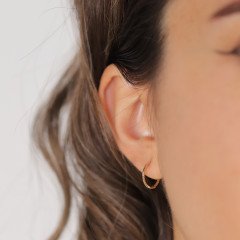 Mini Burgu Halka Küpe