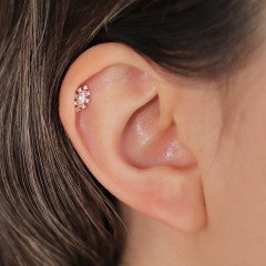 Taşlı Badem Piercing