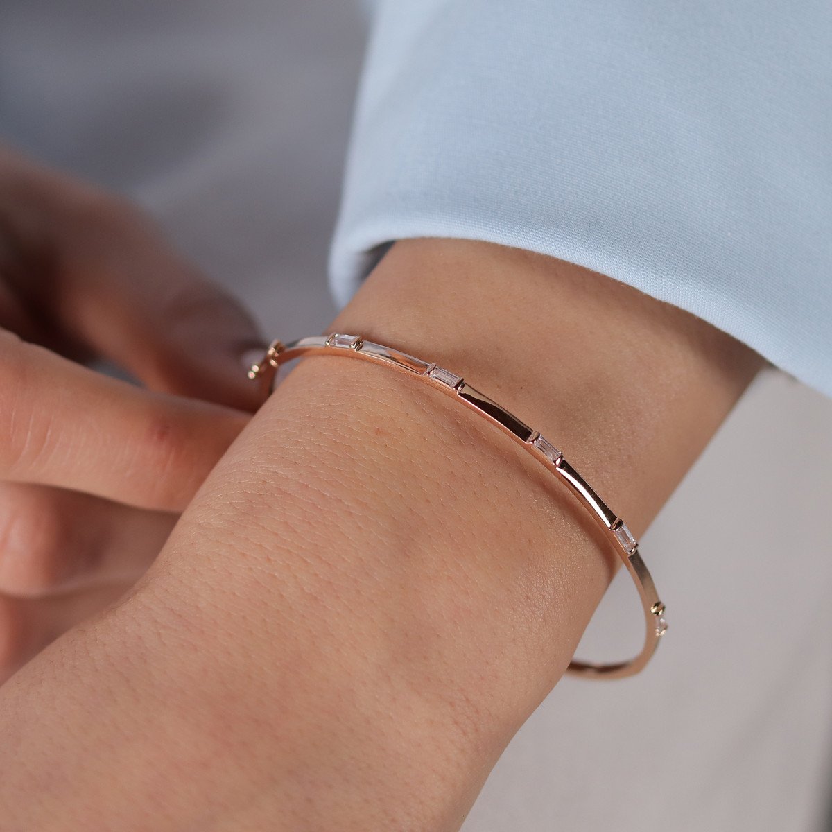 Baget Taşlı Bilezik