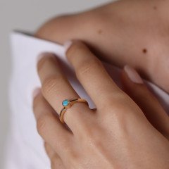 Firuze Taşlı Yüzük