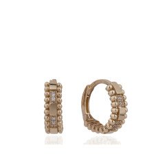 Sıralı Top Halka Küpe