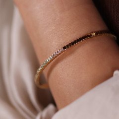 Taşlı Mini Kare Bilezik