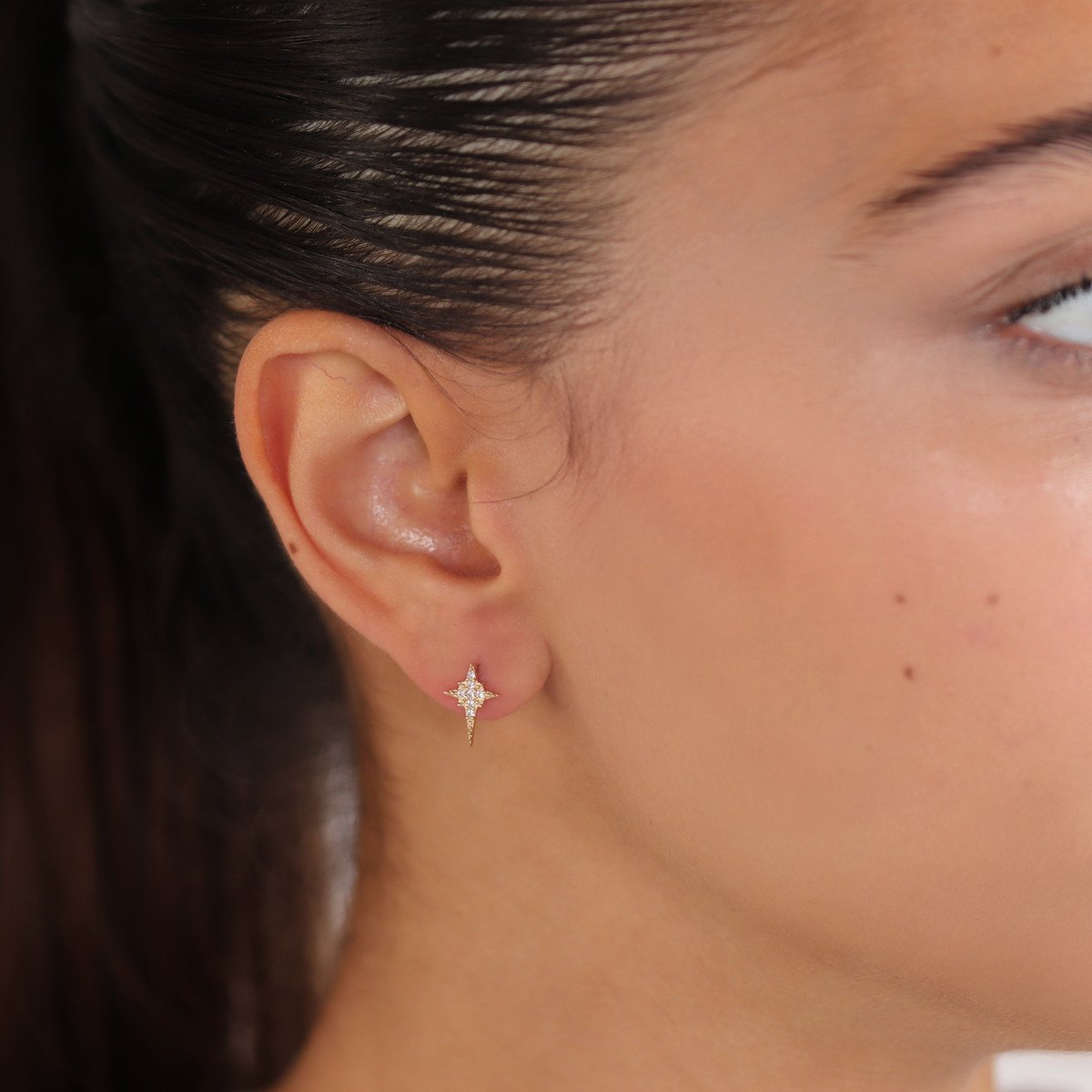 Kuzey Yıldızı Küpe