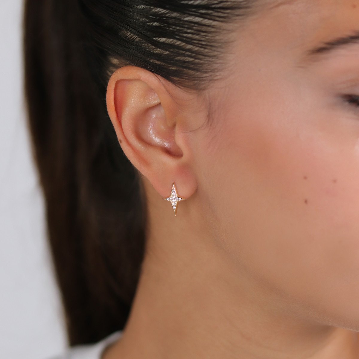 Kuzey Yıldızı Küpe