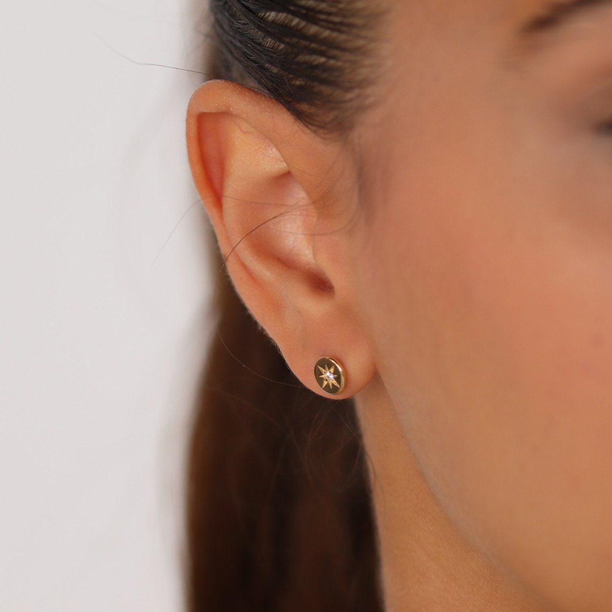 Mini Kuzey Yıldızı Küpe