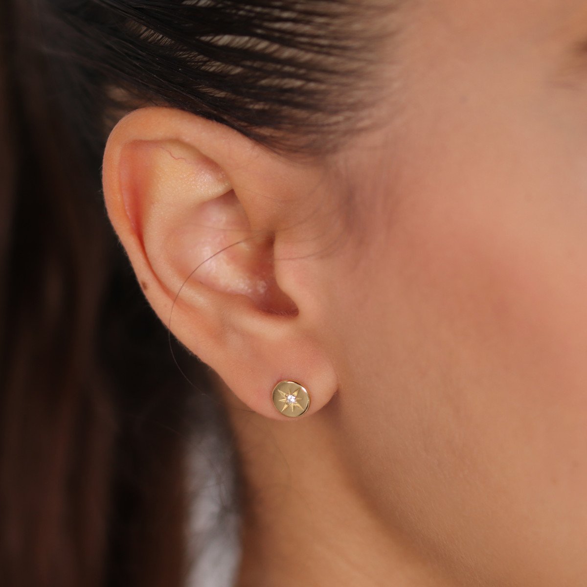 Mini Kuzey Yıldızı Küpe