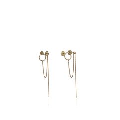 Tasarım İkili Vida Küpe