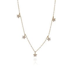 Sıralı Yıldız Kolye