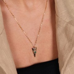 Taşlı Sübrig Kolye