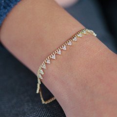 Sıralı Üçgen Bileklik