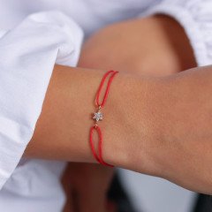 İpli Çiçek Bileklik