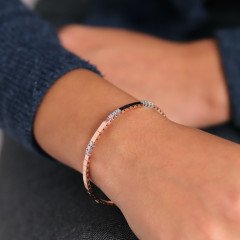 Sıralı Kare Pırlanta Bilezik