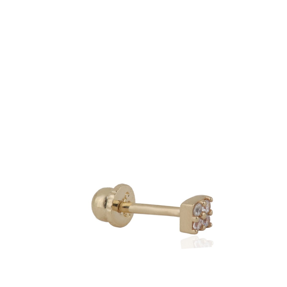 Taşlı Kare Piercing