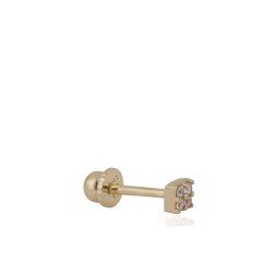 Taşlı Kare Piercing