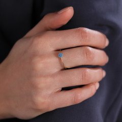 Firuze Çiçek Yüzük