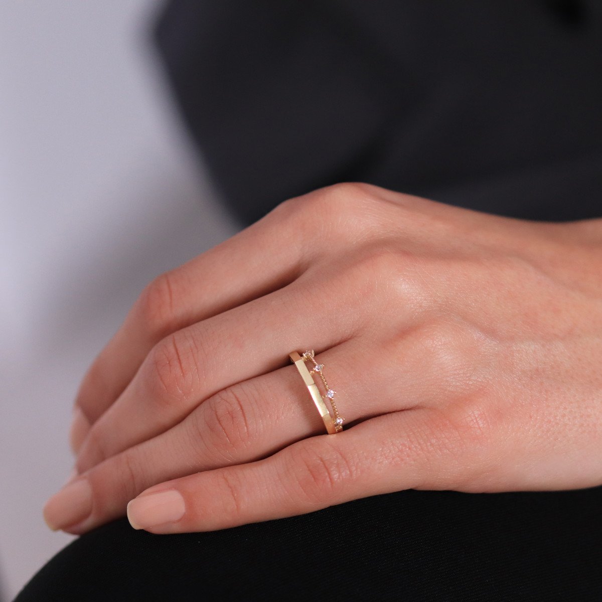 İkili Tasarım Yüzük