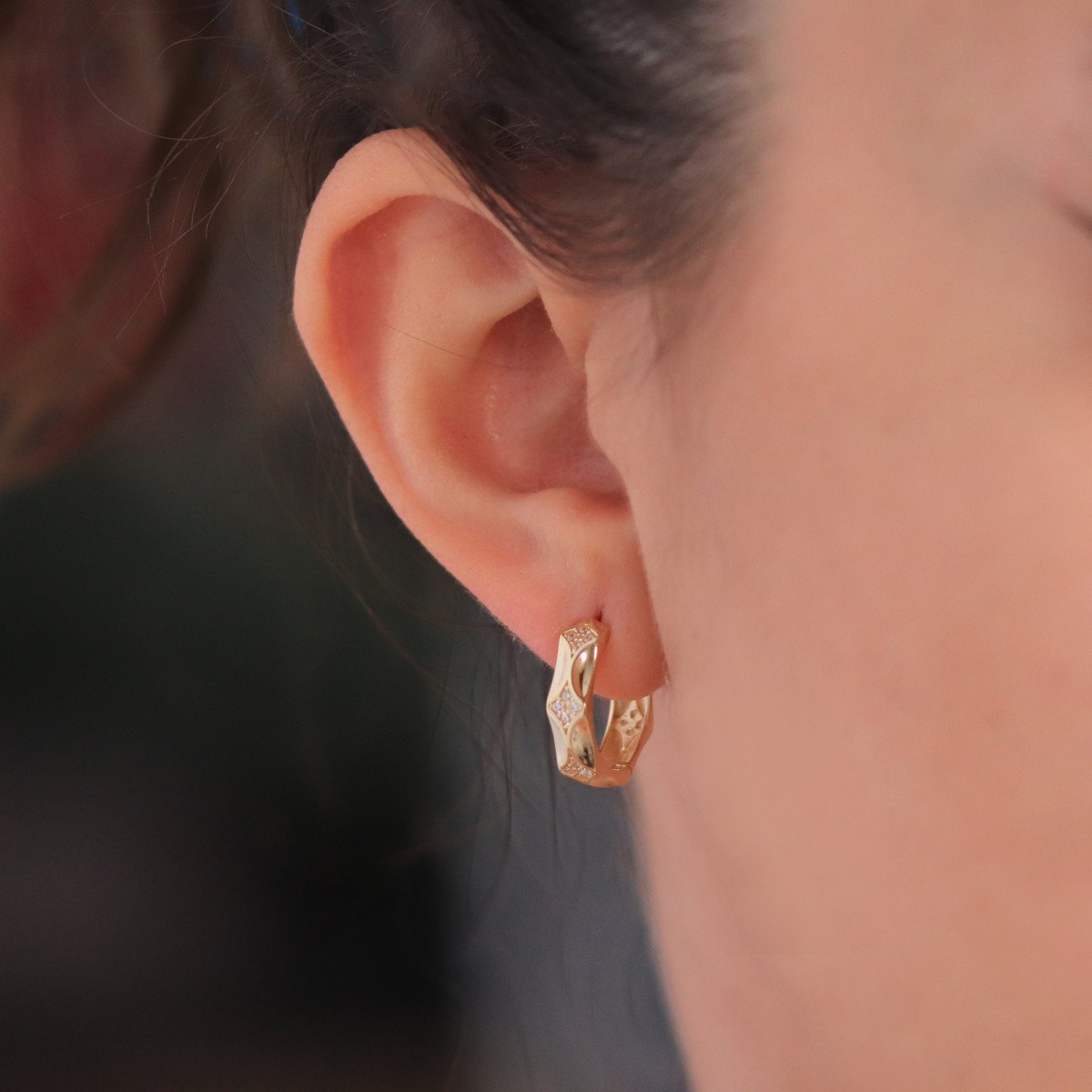 Tasarım Halka Küpe