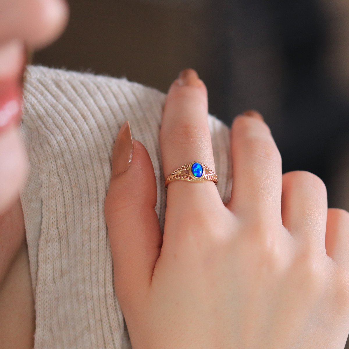 Opal Tasarım Yüzük