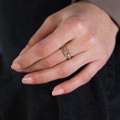 Taşlı Kemer Yüzük