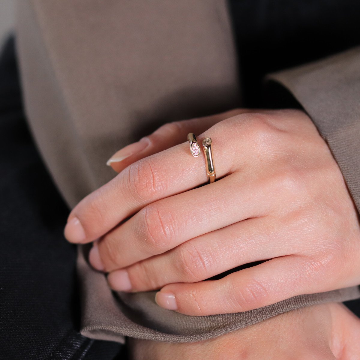 Taşlı Kemik Yüzük