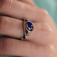 Yıldızlı Gece Yüzük