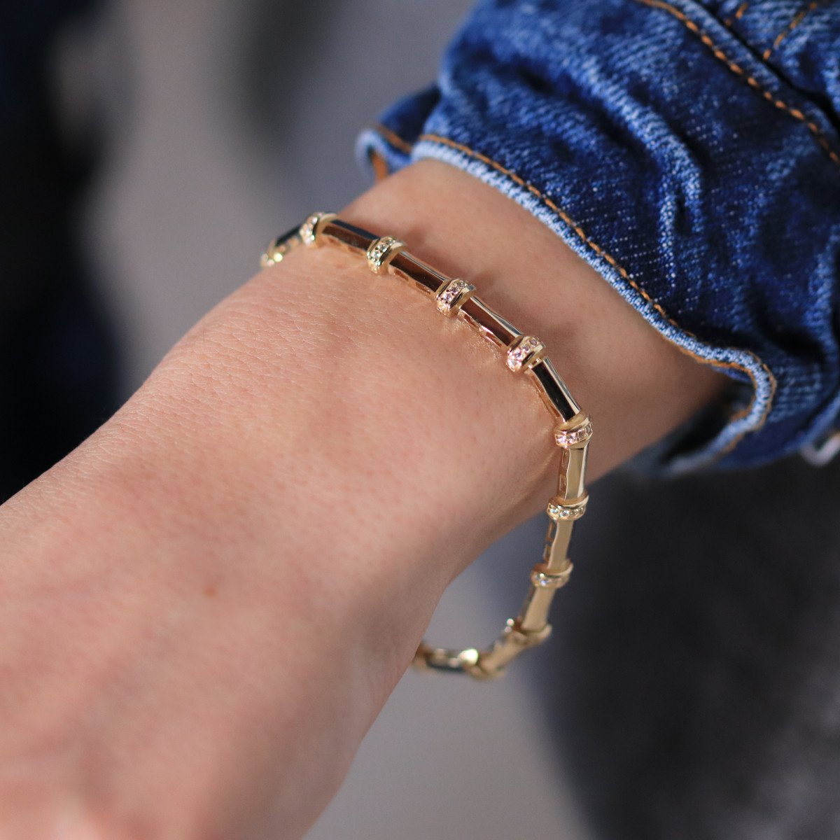 Taşlı Tasarım Bileklik