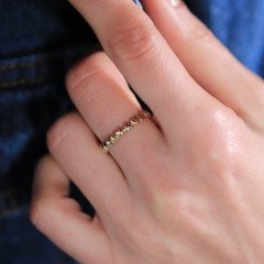 Sıralı Kalp Yüzük