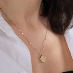 Mini Kapaklı Madalyon Kolye