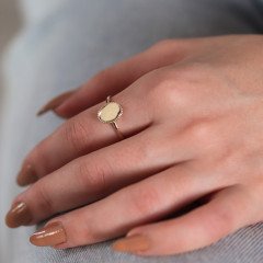 Oval Şovalye Yüzük