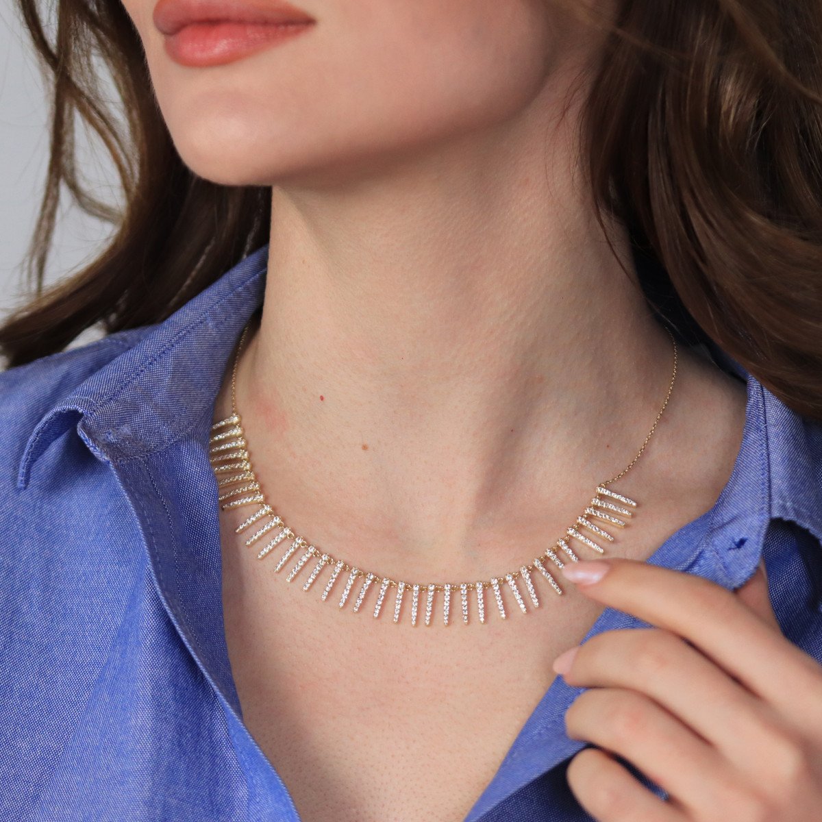 Sıralı Çubuk Kolye