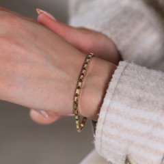 Taşlı Pul Bileklik