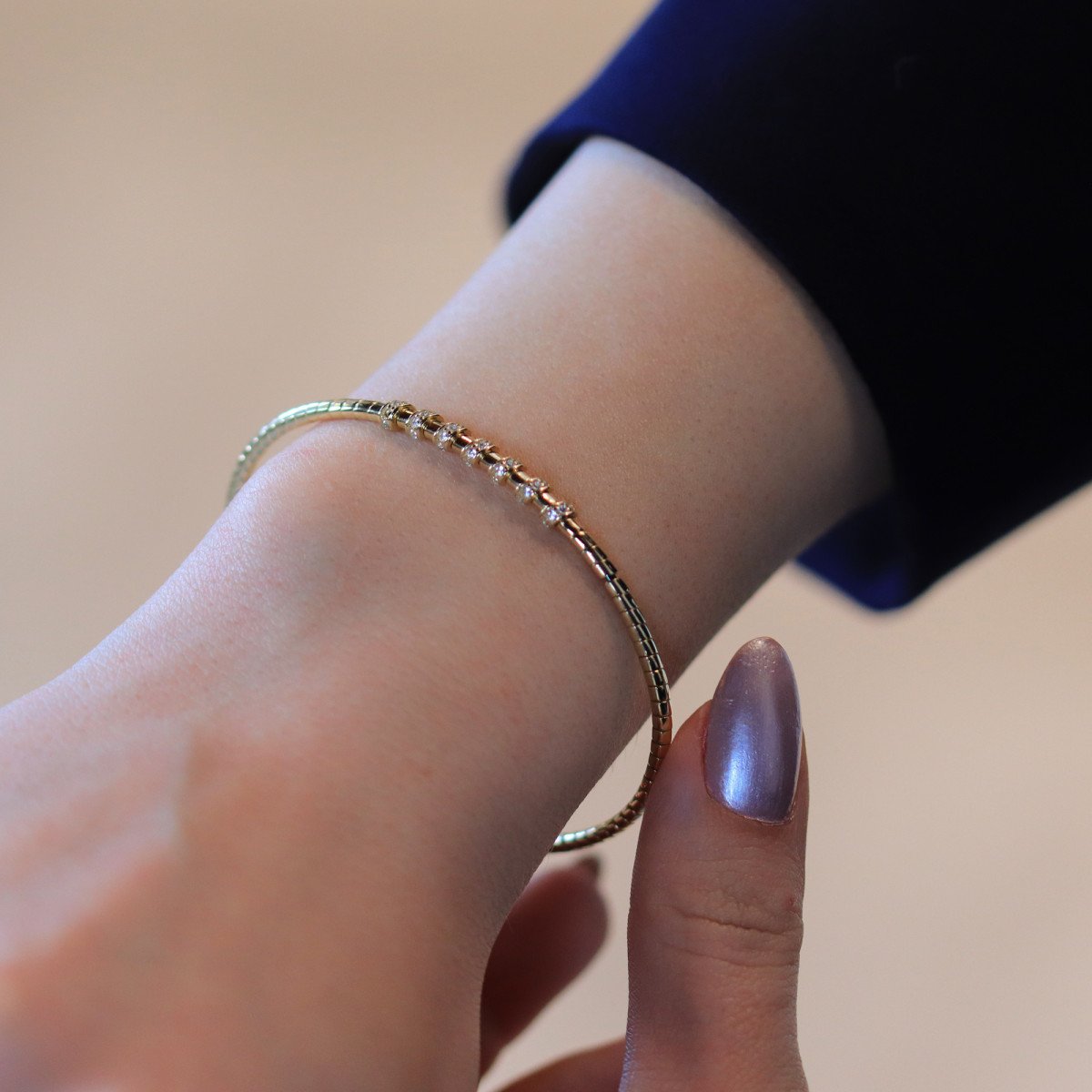 Taşlı Burgu Bilezik