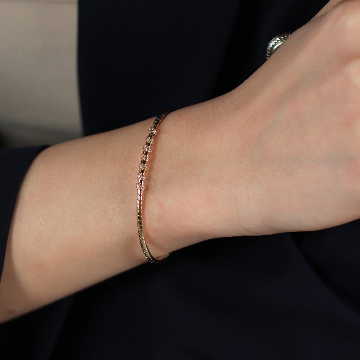 Taşlı Burgu Bilezik