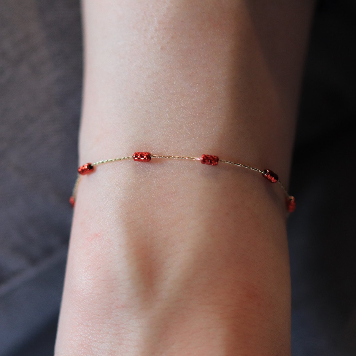 Renkli Silindir Bileklik