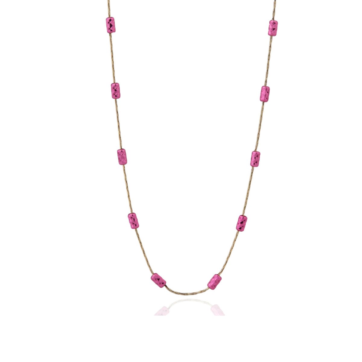 Renkli Silindir Kolye