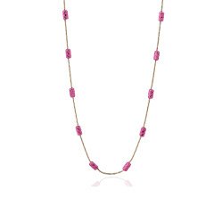 Renkli Silindir Kolye