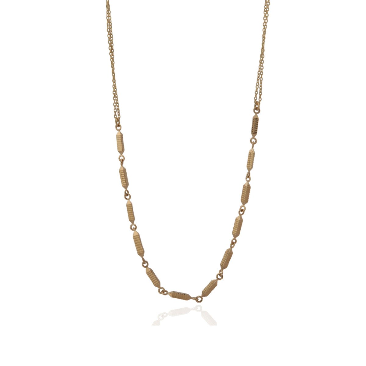 Çizgili Tasarım Kolye