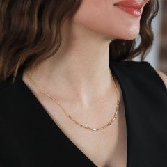 Çizgili Tasarım Kolye