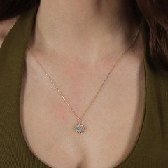 Firuze Yıldız Kolye