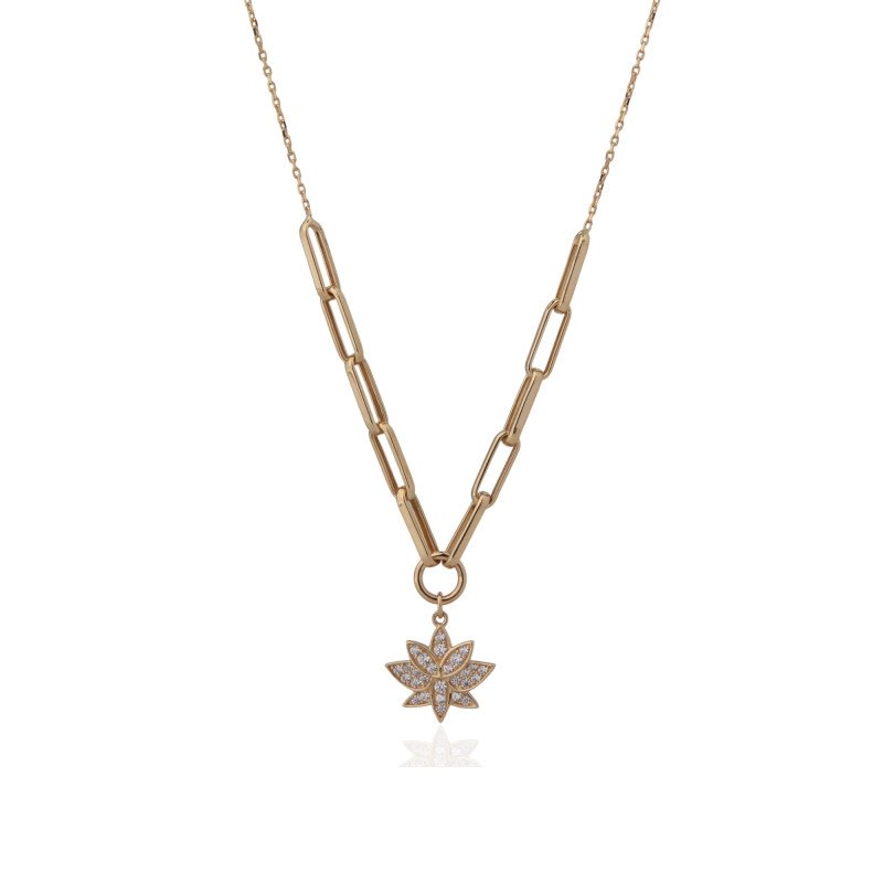 Lotus Ataç Kolye