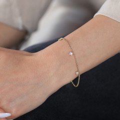 Taş Sallantılı Bileklik